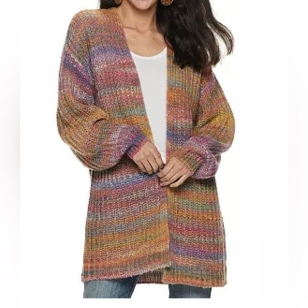 American Rag Cardigan Multi Color Oversized.  Size Large